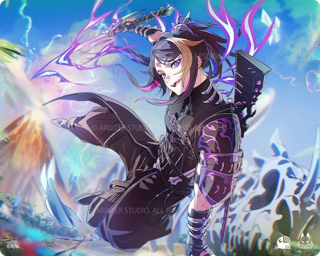 Arbiter StudioとNIJISANJI ENライバーがコラボ！闇ノシュウとクロード・クローマークのコラボキーボード＆マウスパッドが登場！