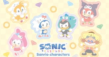 ソニック＆フレンズとサンリオキャラクターズがコラボ！「シャドウ」×「ハンギョドン」のイラスト公開