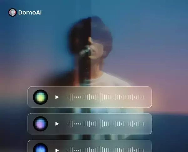 「AI動画・画像生成サービス「DomoAI」がアップデート、テキストから簡単に音声ファイルを作成できる」の画像