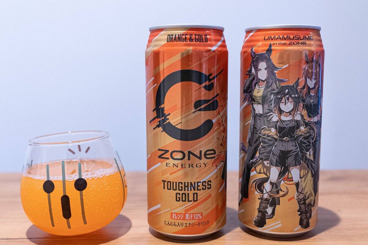 「ZONe ENERGY」×「ウマ娘」コラボ！「ZONe ENERGY TOUGHNESS GOLD」をレビュー！