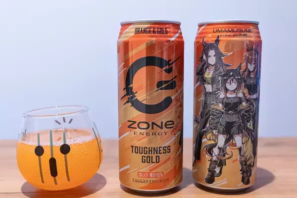 「「ZONe ENERGY」×「ウマ娘」コラボ！「ZONe ENERGY TOUGHNESS GOLD」をレビュー！」の画像