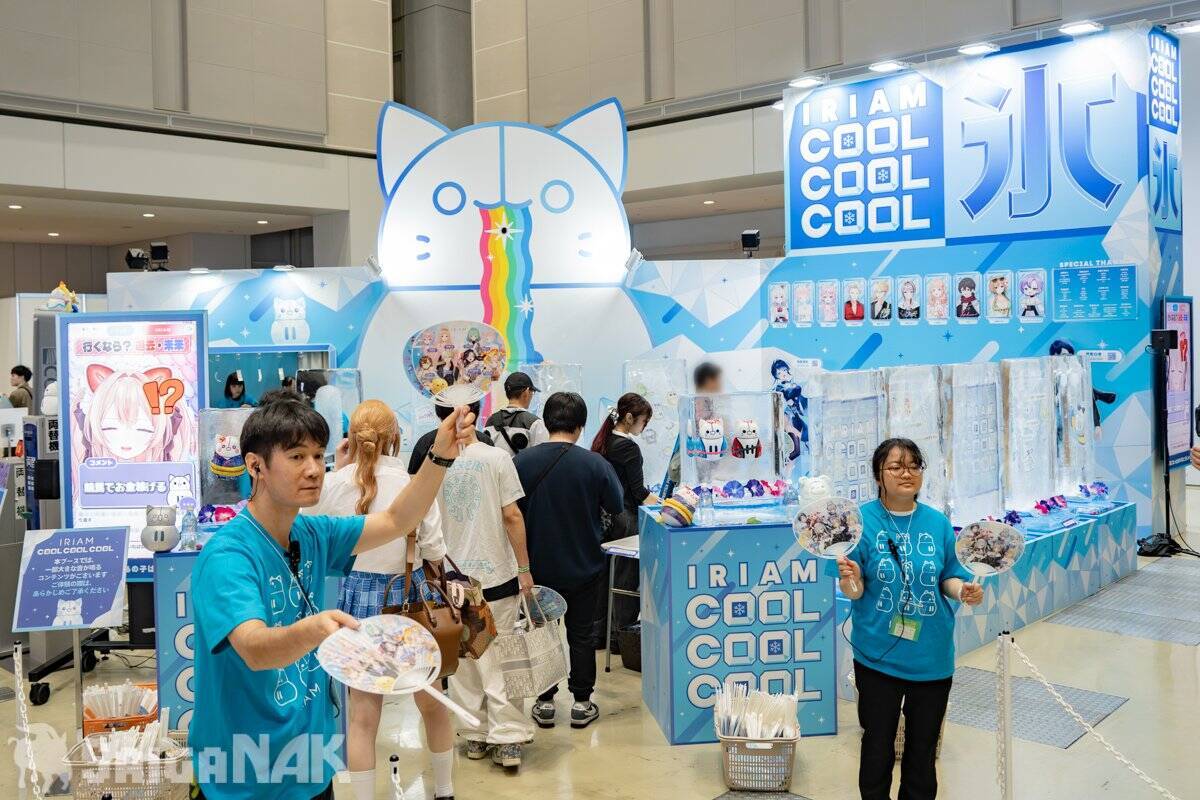 【C108】IRIAMブースレポート！15本の氷柱でコミケ会場のオアシスに