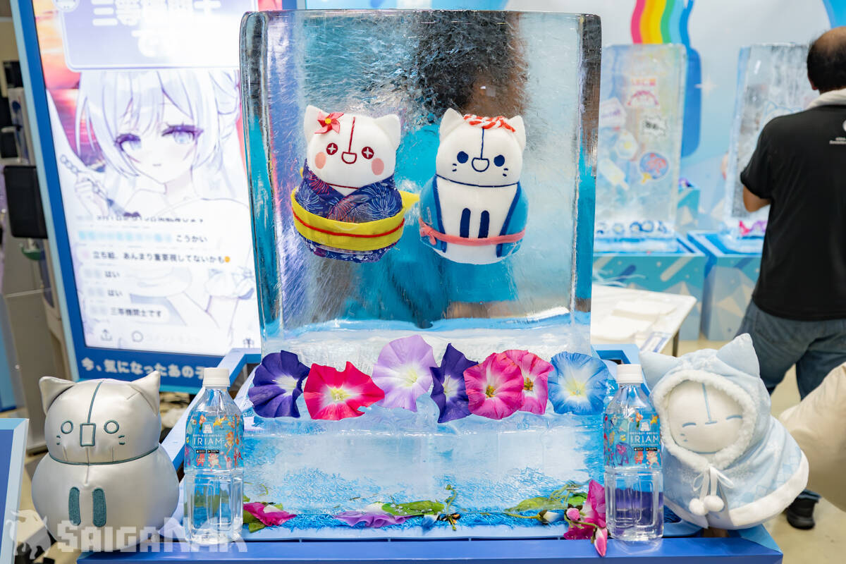 【C108】IRIAMブースレポート！15本の氷柱でコミケ会場のオアシスに