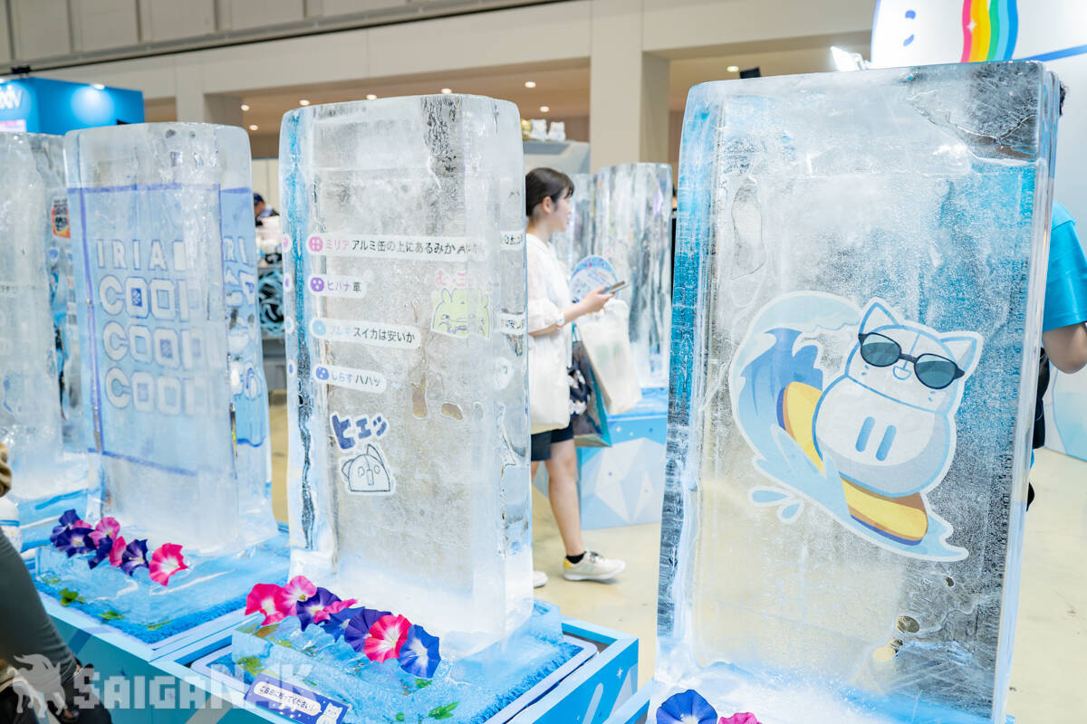 【C108】IRIAMブースレポート！15本の氷柱でコミケ会場のオアシスに
