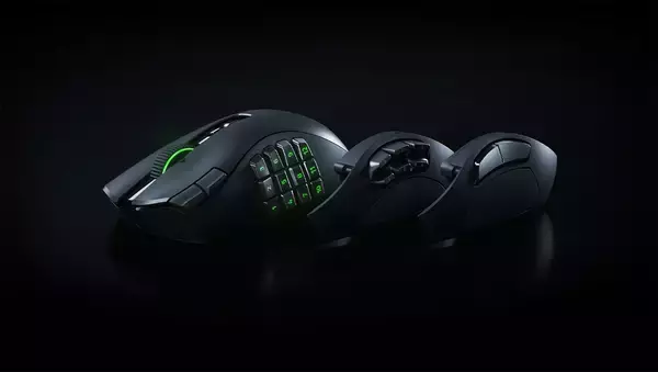 「Razerから新型MMOゲーミングマウス「Naga V3 Pro」発表！サイドプレートを交換してMOBA・FPSにも対応できる」の画像