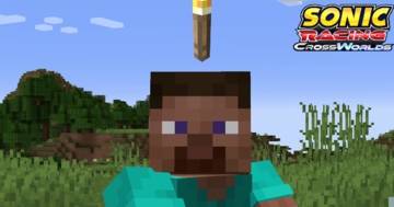 「ソニックレーシング クロスワールド」有償DLC第1弾！マインクラフトの仲間たちがレースに参戦