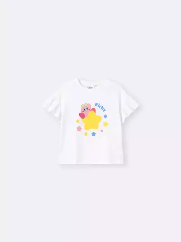 「GUと「星のカービィ」のコラボレーションアイテムが5月1日から発売！リゾート気分あふれるTシャツやラウンジウェアなどラインナップ」の画像