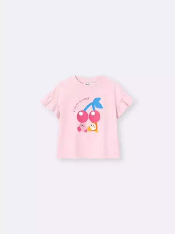 「GUと「星のカービィ」のコラボレーションアイテムが5月1日から発売！リゾート気分あふれるTシャツやラウンジウェアなどラインナップ」の画像