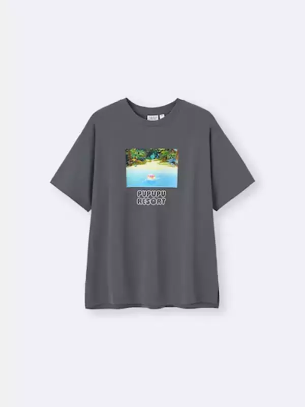 「GUと「星のカービィ」のコラボレーションアイテムが5月1日から発売！リゾート気分あふれるTシャツやラウンジウェアなどラインナップ」の画像