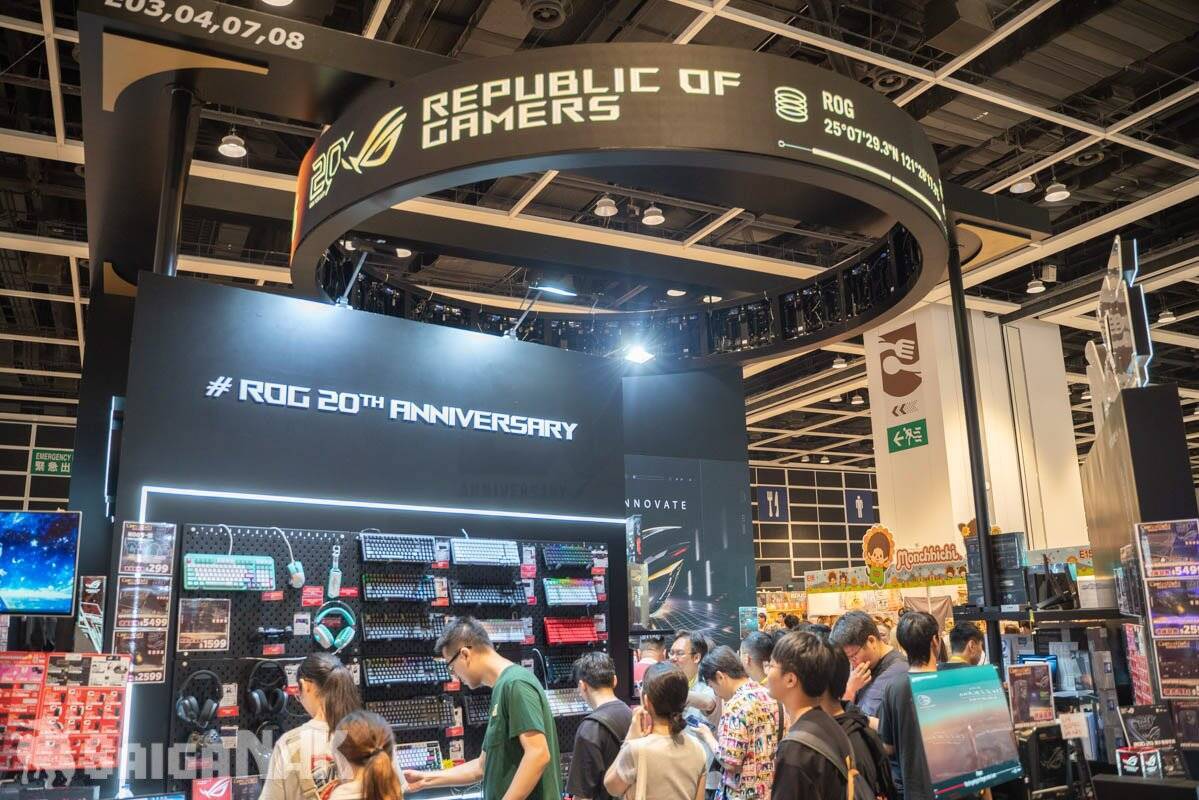【ACGHK 2026】20周年を迎えた「ROG」ブースをレポート！キーボード、マウスなど人気ゲーミングアイテムが勢揃い