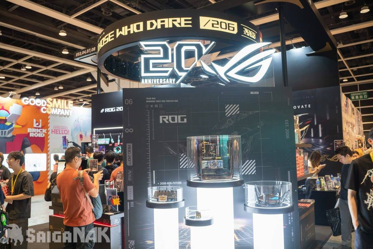 【ACGHK 2026】20周年を迎えた「ROG」ブースをレポート！キーボード、マウスなど人気ゲーミングアイテムが勢揃い