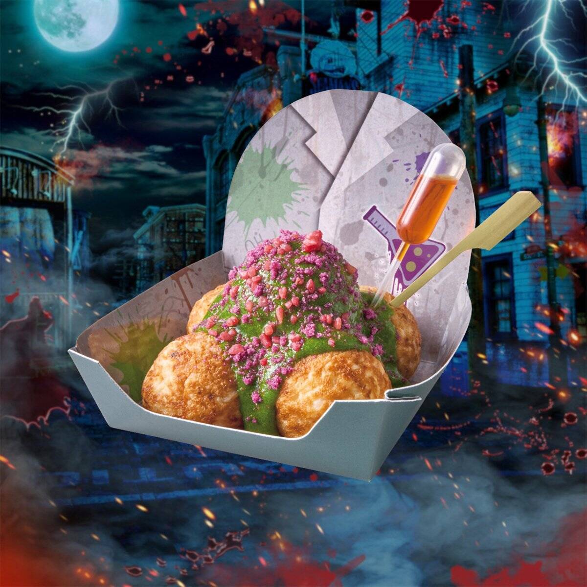 USJ「ハロウィーン・ホラー・ナイト」に恐怖の「ゾンビバー」が初登場！「バイオハザード レクイエム」「チェンソーマン」とのコラボフードも販売