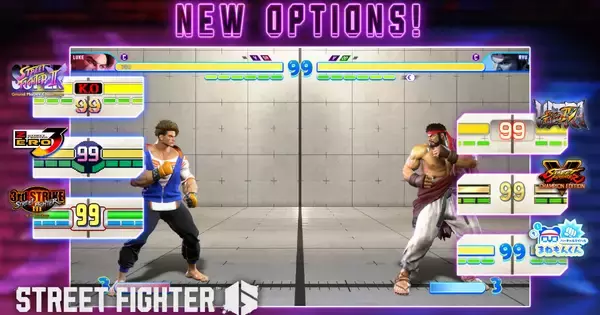 「スト6」最新アップデートが配信開始！画面デザイン選択や実況機能「天鬼ぷるる」追加