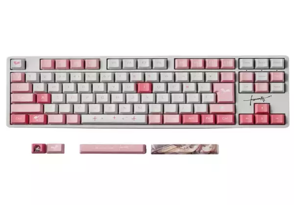 「大人気VTuber「KizunaAI」のコラボゲーミングキーボードが予約開始！"アイちゃんのいる日常"を手に入れよう」の画像