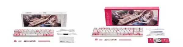 「大人気VTuber「KizunaAI」のコラボゲーミングキーボードが予約開始！"アイちゃんのいる日常"を手に入れよう」の画像