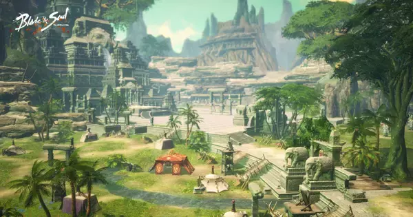 MMORPG「ブレイドアンドソウル」がアップデート実施！「天上盆地」のリニューアルや期間限定で新衣装登場