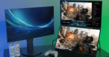 サンコーからリフレッシュレート180Hz対応の23.8インチデュアルモニターが発売！チャットしながらのゲームプレイに最適