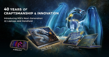「MSI」がポータブルゲーミングPC「Claw 8 EX AI+ Handheld」を発表！40周年を記念した「Titan 18 HX Dragon Edition Draco Epic」などもラインナップ