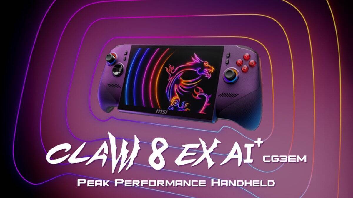 「MSI」がポータブルゲーミングPC「Claw 8 EX AI+ Handheld」を発表！40周年を記念した「Titan 18 HX Dragon Edition Draco Epic」などもラインナップ