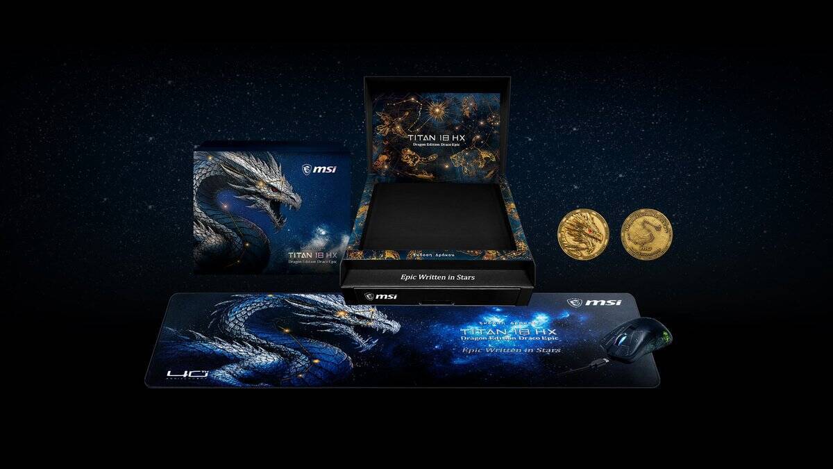 「MSI」がポータブルゲーミングPC「Claw 8 EX AI+ Handheld」を発表！40周年を記念した「Titan 18 HX Dragon Edition Draco Epic」などもラインナップ