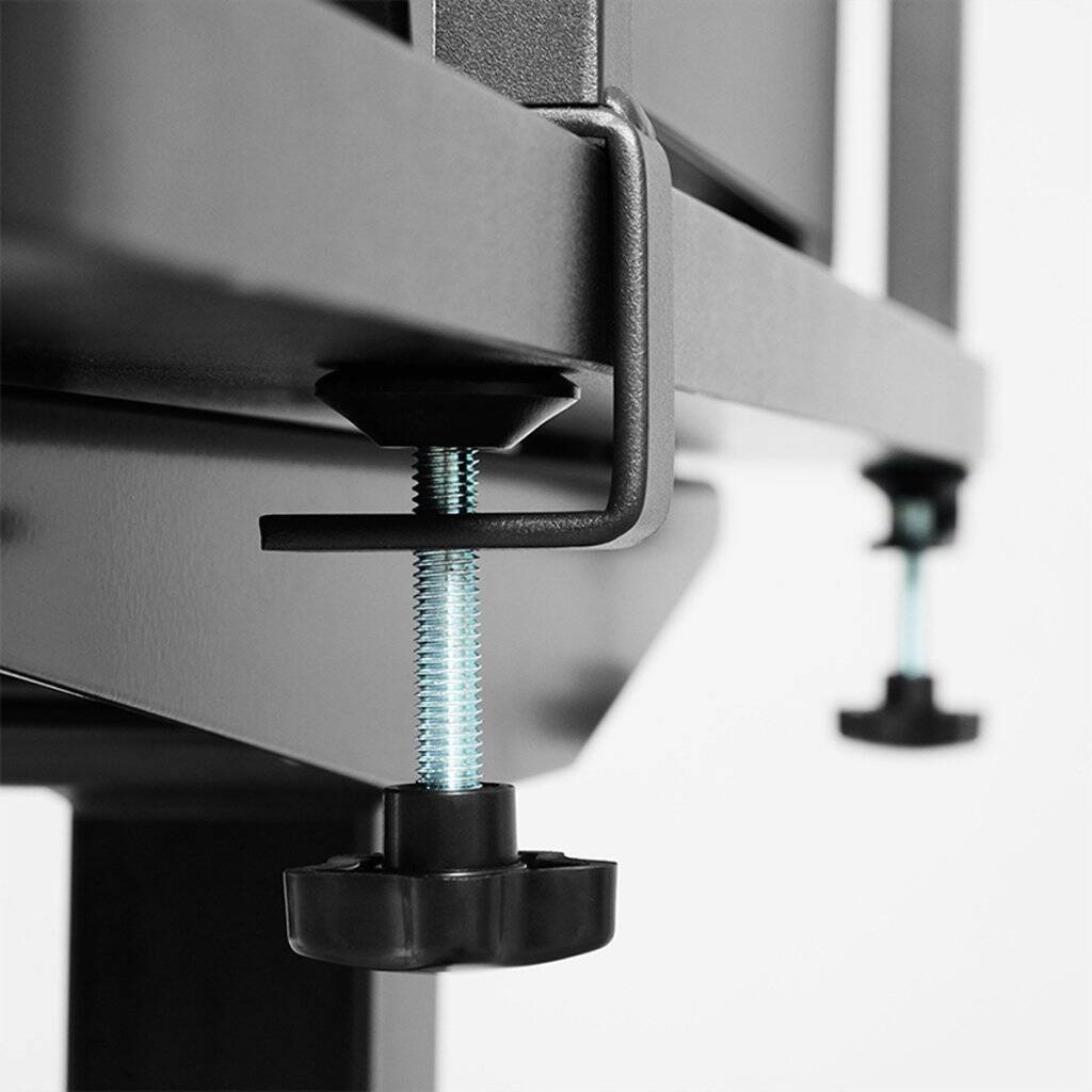 Bauhutteから「PC上ラック BHP-50R」が登場！3本足構造で排熱と利便性を両立