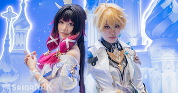 【C108】原神ブースレポート！スネージナヤ実装記念の巨大列車展示やコスプレなど