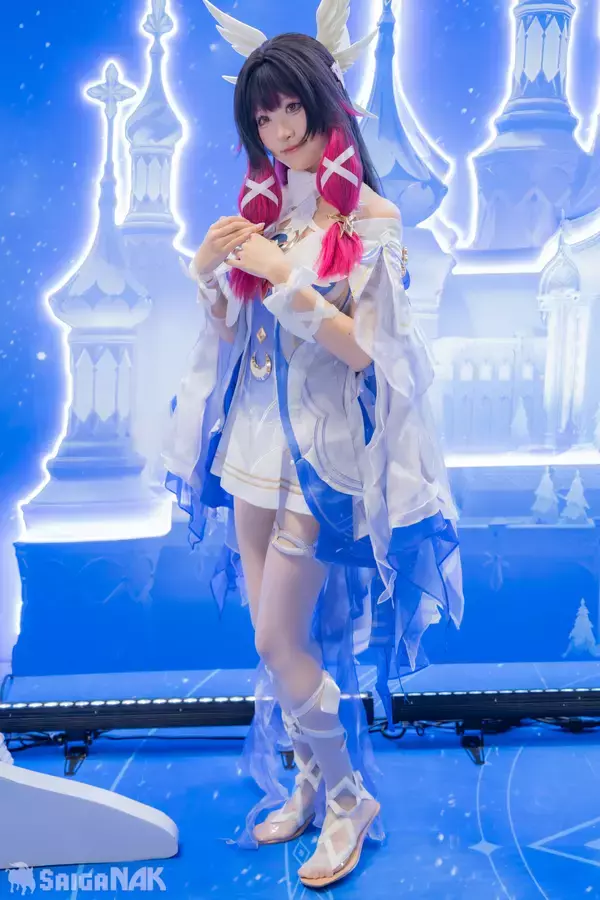 「【C108】原神ブースレポート！スネージナヤ実装記念の巨大列車展示やコスプレなど」の画像