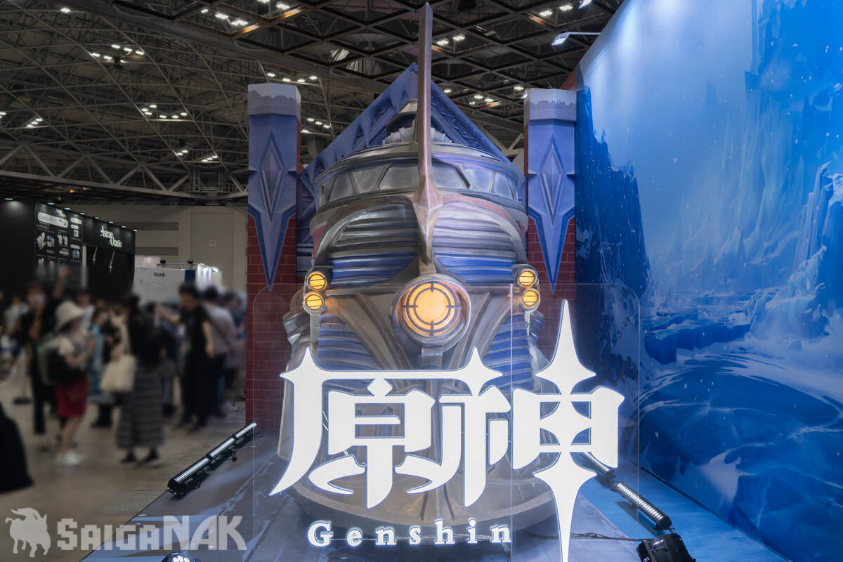 【C108】原神ブースレポート！スネージナヤ実装記念の巨大列車展示やコスプレなど