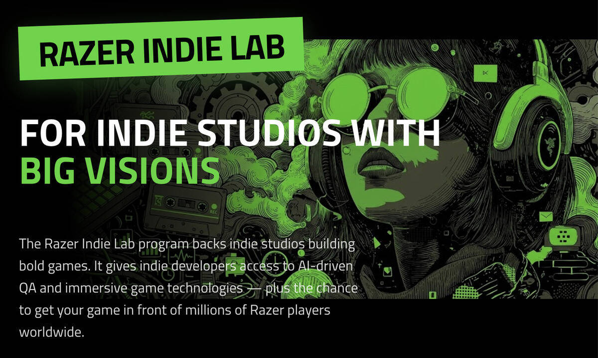 「Razer」がインディーゲーム開発を支援する「Razer Indie Lab」を発表！AIを活用したQAツールや没入型テクノロジーを無償で提供