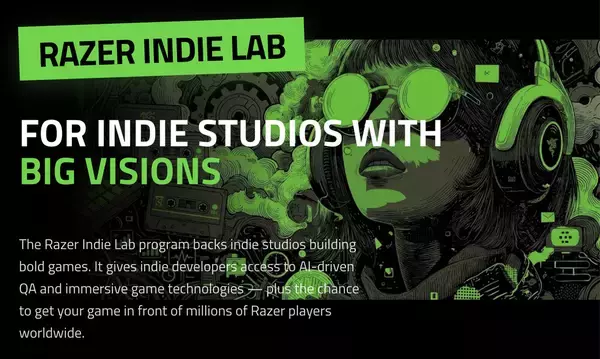 「「Razer」がインディーゲーム開発を支援する「Razer Indie Lab」を発表！AIを活用したQAツールや没入型テクノロジーを無償で提供」の画像