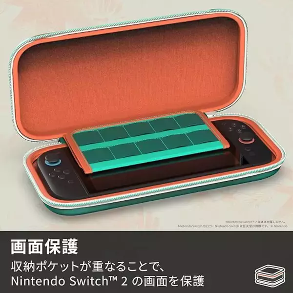 「PowerAから「スプラトゥーン レイダース」デザインのSwitch 2対応スリムケースが登場！本体を立てかけられるスタンド機能を搭載」の画像
