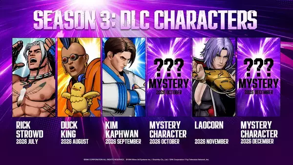 「餓狼伝説 CotWのSeason 3「DESTINED FOR REVENGE」が7月23日から開始！6人の追加キャラクターや新ステージなど毎月配信」の画像