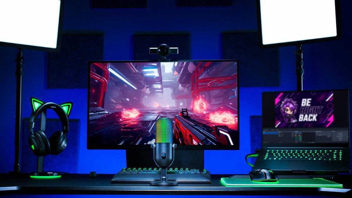 新型USBマイク「Razer Seiren V3 Chroma 32-Bit DSP」が発表！32ビットDSPとAI音声処理でプロレベルの音声を実現