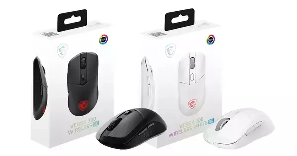 MSIからゲーミングマウス「VERSA 300 WIRELESS 8K シリーズ」が発売！8Kポーリングレート対応