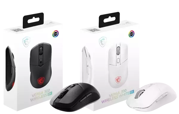 「MSIからゲーミングマウス「VERSA 300 WIRELESS 8K シリーズ」が発売！8Kポーリングレート対応」の画像