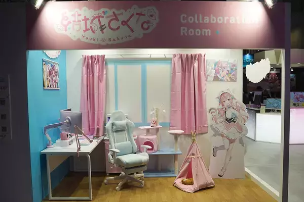 「【TGS2025】Pixioが完全再現！結城さくなコラボゲーミングルームをれいか氏が体験してきた」の画像