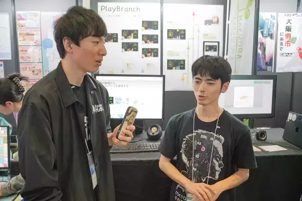 「【TGS2025】「東京大学 苗村研究室」ブースでゲームシステム「PlayBranch」開発者の東大生・田中祐玖さんにインタビュー！」の画像