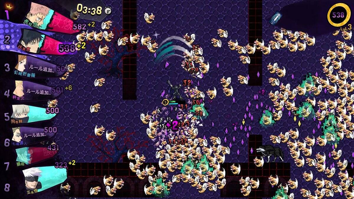 Vampire Survivors開発陣が手掛けるサバイバーズロワイアル「呪術廻戦 RUMBLE: SURVIVATON」が2026年内発売！