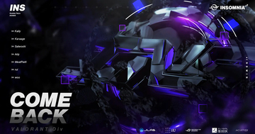 eスポーツチーム「INSOMNIA」がVALORANT競技シーンへ復帰！約5年ぶりの再始動