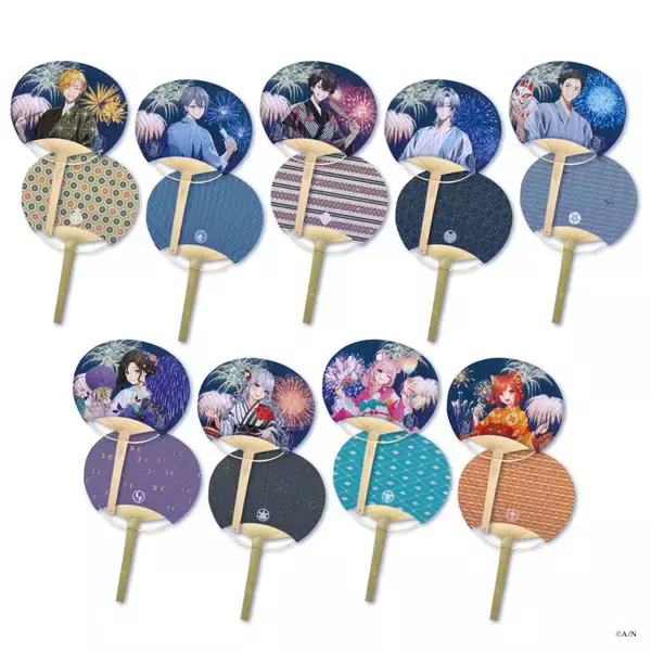 「「にじさんじ花火大会2024」グッズが8月2日(金)より販売開始！9名が夏の装いに大変身！」の画像