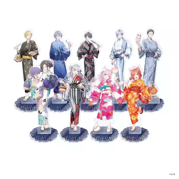 「「にじさんじ花火大会2024」グッズが8月2日(金)より販売開始！9名が夏の装いに大変身！」の画像