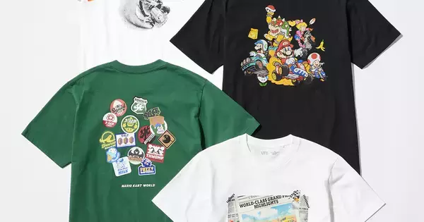 ユニクロ×「マリオカート ワールド」コラボのUTが発売決定！全12種ラインナップ