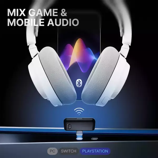 「ワイヤレスゲーミングヘッドセット「Arctis Nova 7 Gen2」が発表！最長約50時間持続するバッテリー、新⾊の「マゼンダ」が登場」の画像