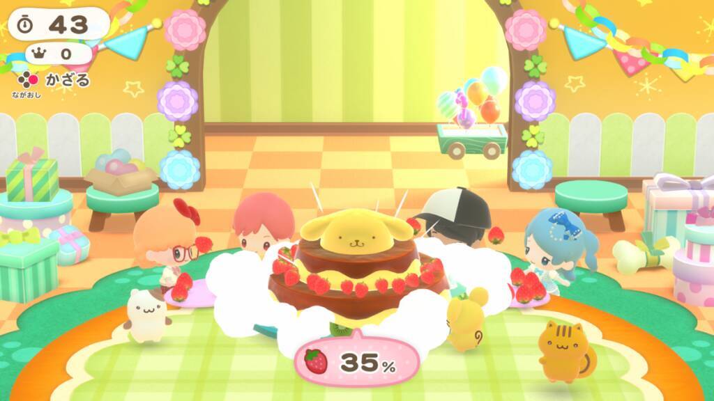 Sanrio Games第1作目タイトル「サンリオ パーティランド」の発売日が10月29日に決定！限定特典にキティのマスコットも