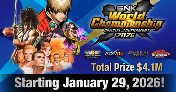 「SNK World Championship 2026」が2026年1月29日から開幕！賞金総額410万ドル、予選大会が順次開催