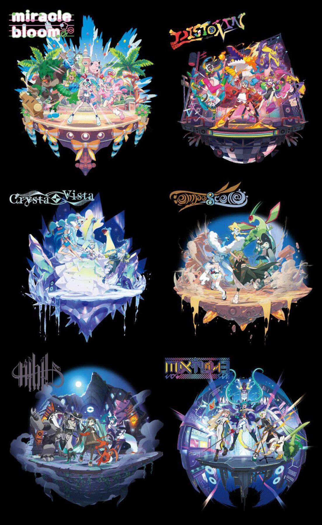 ポケモンと初音ミクのコラボグッズ「18 Harmony Stage」が登場！ライブグッズ風のアイテムやアパレルなどラインナップ