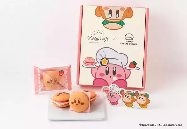 「「カービィカフェ」「キャプテンスイーツバーガー」コラボのスクエアトートバッグセットが発売！ふわふわ刺繡のカービィがキュート」の画像
