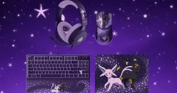 ポケモン「エーフィ＆ブラッキー」×「Razer」コラボデバイスが海外で販売開始！