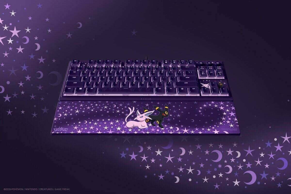 ポケモン「エーフィ＆ブラッキー」×「Razer」コラボデバイスが海外で販売開始！