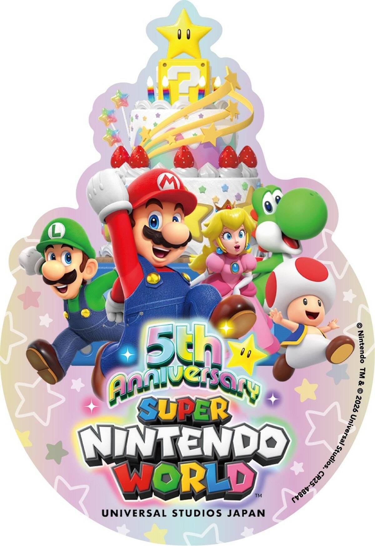 「スーパー・ニンテンドー・ワールド」5周年記念のグッズやフードが登場！「スーパースター」をモチーフ